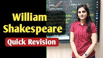 🔴William Shakespeare - Quick Revision( Note- PDF Lost)