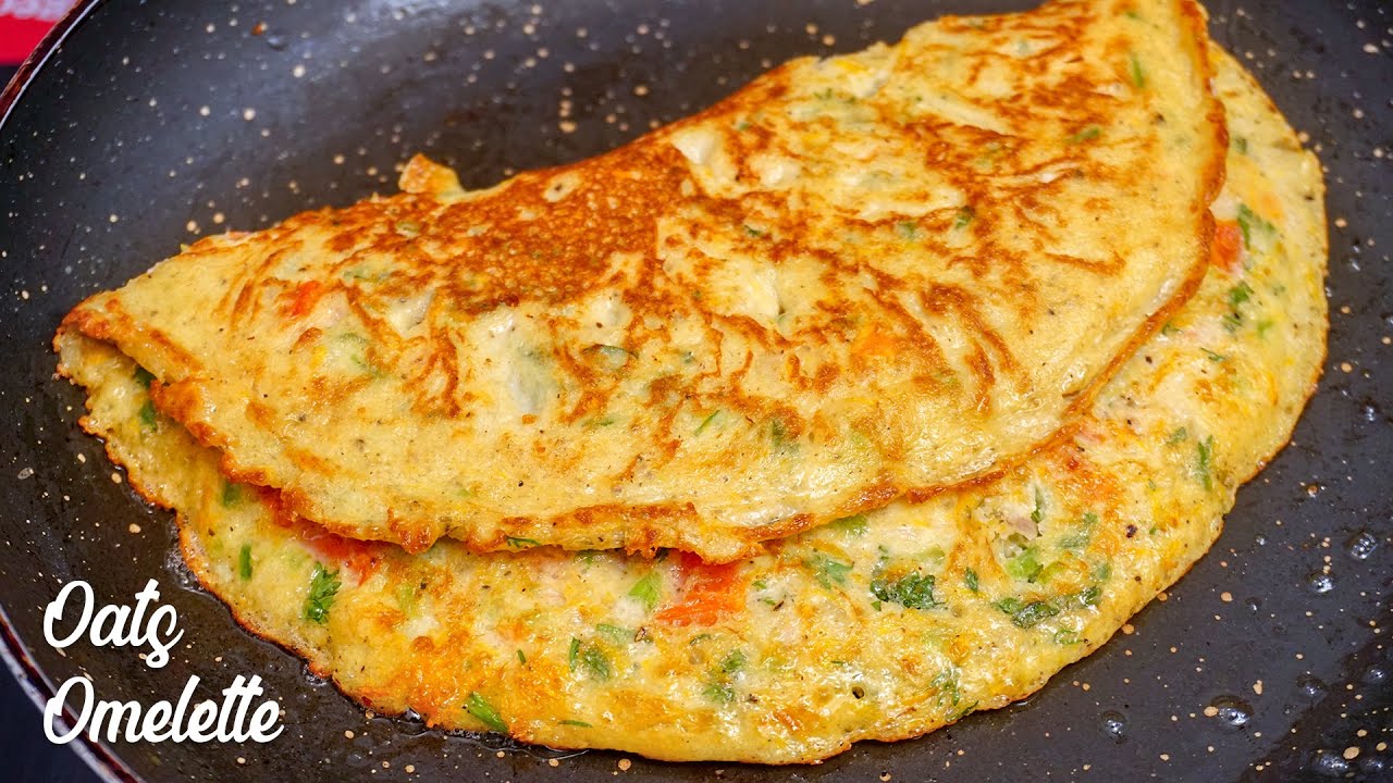 Oats Omelette | Weight Loss Food | Healthy Breakfast Recipe | Oats
