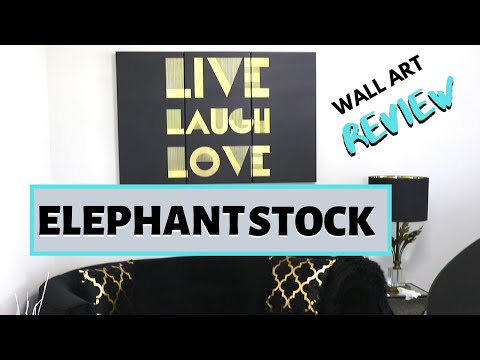 ElephantStock Canvas Wall Art Unboxing And Review
