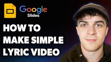 How to Make a Simple Lyric Video in Google Slides (Full 2025 Guide)