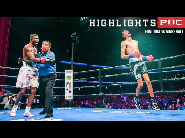 Sebastian Fundora KO's undefeated Donnie Marshall | Fundora vs Marshall class=