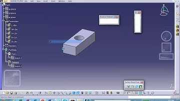 Knowledge, Block with Pocket Using "if else" via Catia Rule, Nader G. Zamani