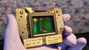 Monochrome Pentax K-1 sensor.
