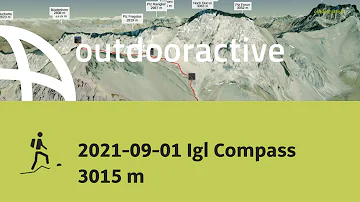 Bergtour in Bergün Filisur: 2021-09-01 Igl Compass 3015 m