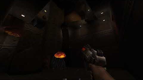 Quake2 GROUND ZERO - UNIT 3 - Research Hangar - Secret 1/2 (read description)