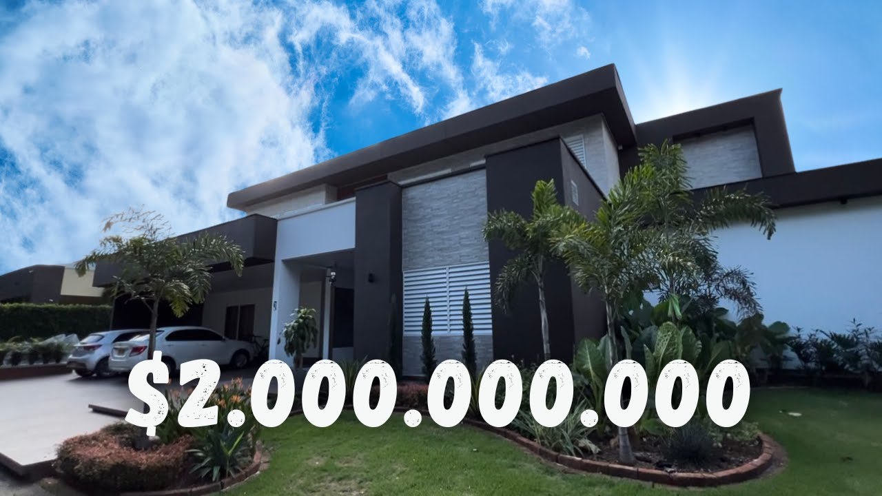 VENTA DE CASA CAMPESTRE CON CINE Y PISCINA CLIMATIZADA EN ALFAGUARA  - JAMUNDÍ $467.000 USD