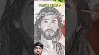 ⚡Jesus Drowing 🩸✝️ Alpha and the Omega 🩸#shorts #jesus #art #viral #video