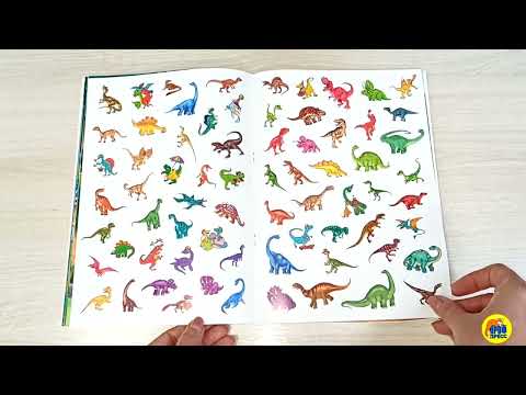 Атлас динозавров с наклейками Атлас динозавров с наклейками