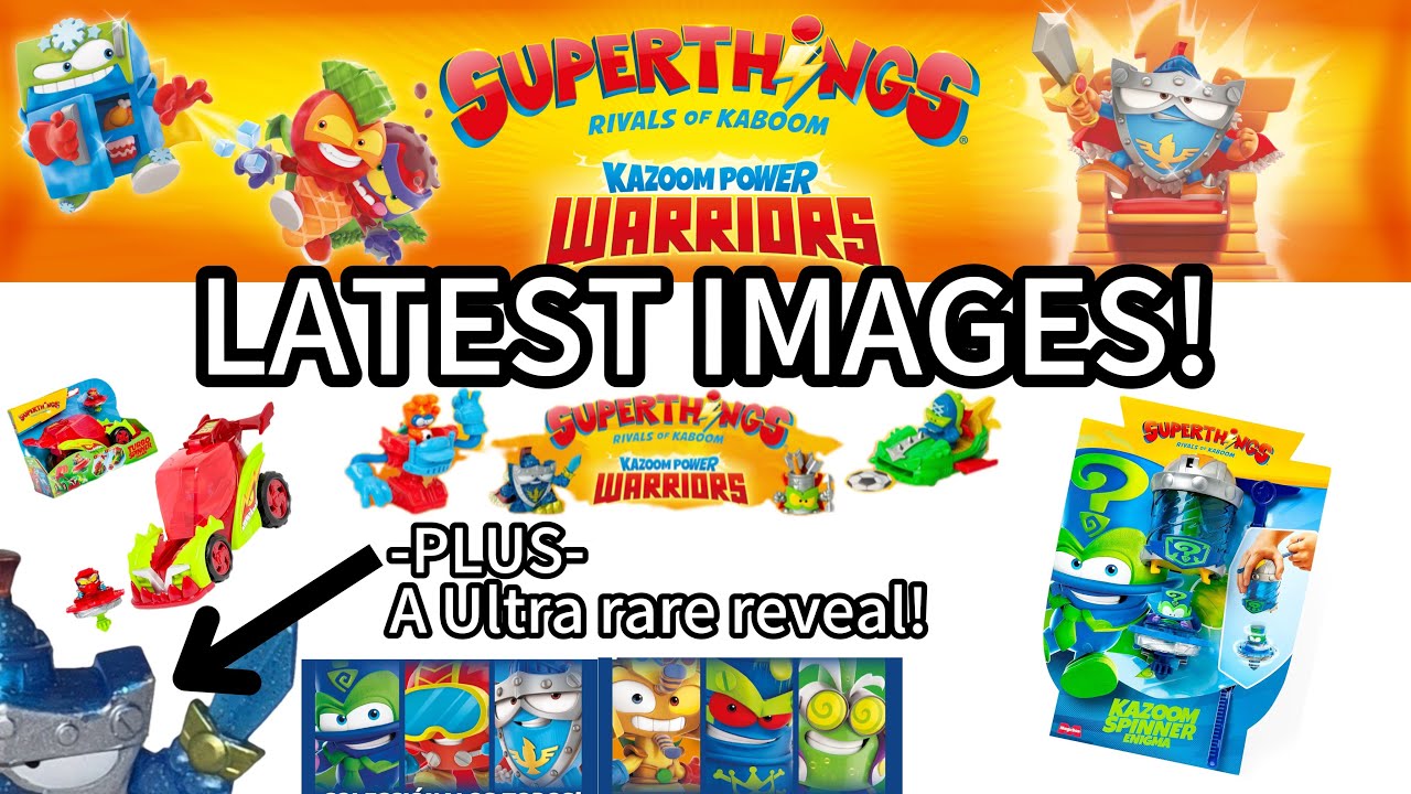 KAZOOM POWER WARRIORS NEW IMAGES! AVAILABLE TO PRE ORDER!