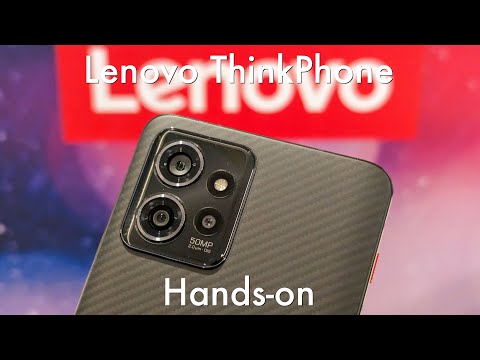 Lenovo ThinkPhone hands-on at CES 2023: a rugged, ThinkPad-inspired flagship!