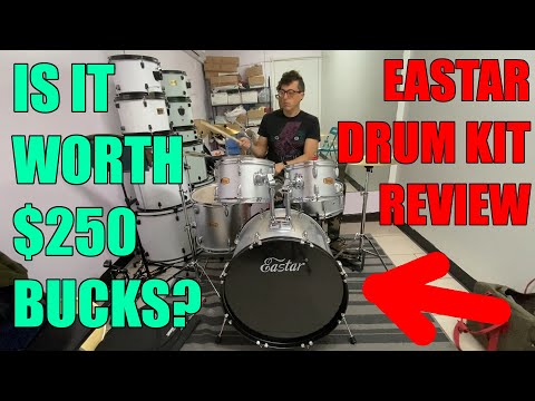 eastar-drum-set-unboxing-and-review---complete-bargain-drum-set
