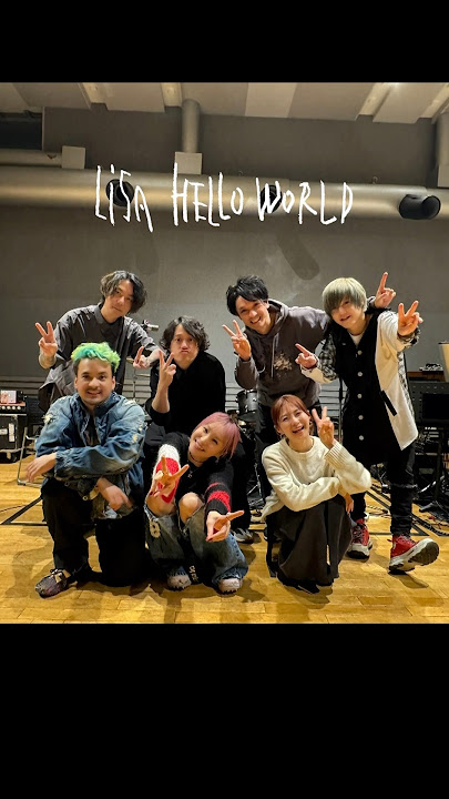 LiSA『HELLO WORLD』MUSiC CLiP Behind the scenes  #LiSA #jpop #chill #calm #shorts #making