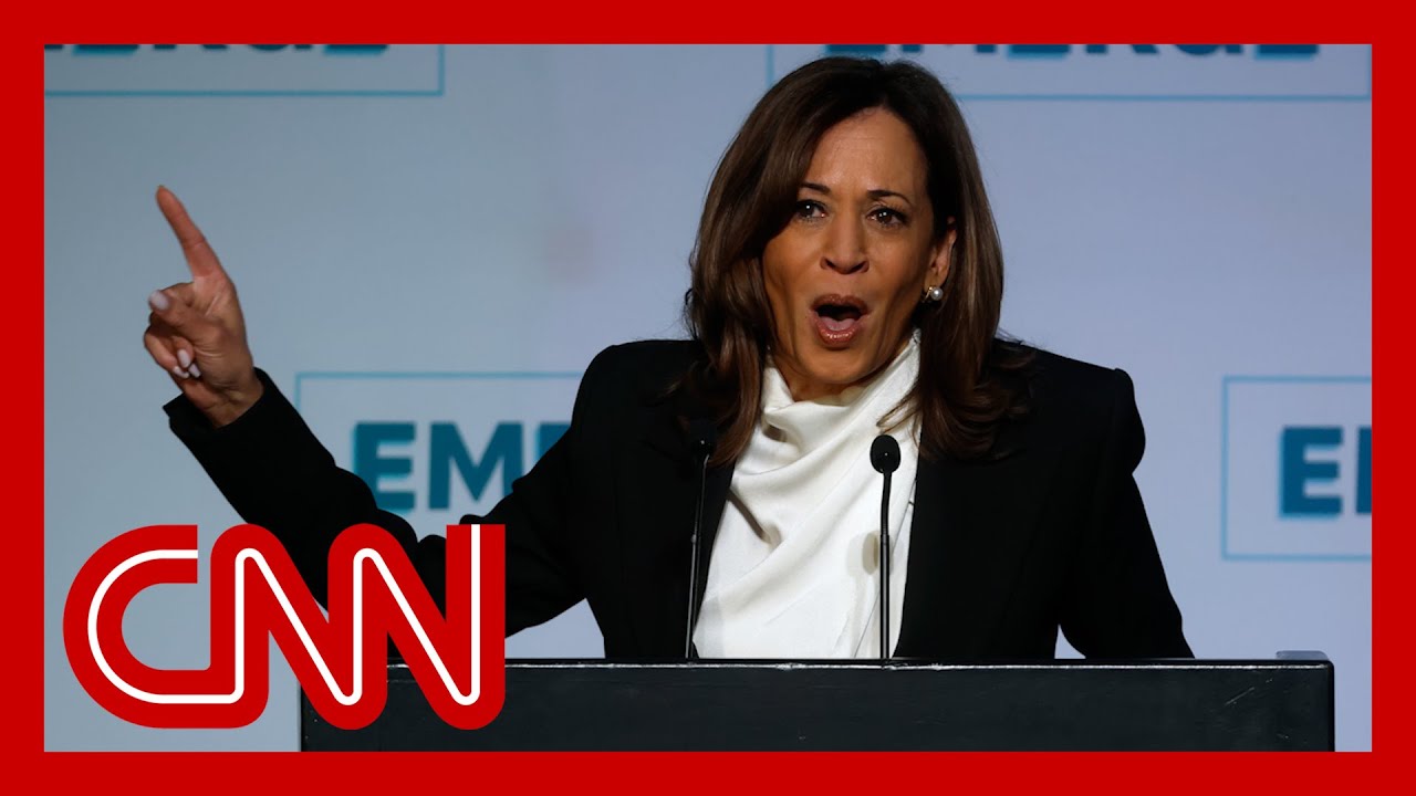 Kamala Harris condemns Trump in speech