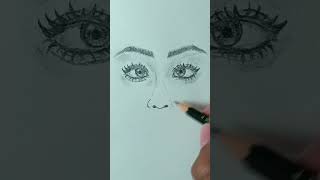 Tutorial membuat sketsa gambar hidung dari bentuk segitiga #art #drawing #sketch #menggambar