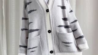 ゴスロリ系 ロリータ ニット カーディガン ガーリー かわいい グレー 原宿系 10代 20代