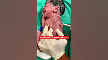 Cute Baby In NICU Gets BCG Vaccine First Immunisation Neonatologist Biological Bcgvaccine Yt 
