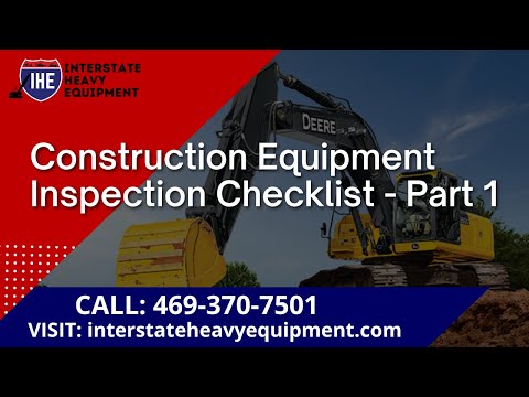 What Is Equipment Checklist