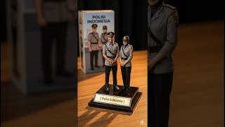 Unboxing Action Figure Polisi Indonesia Uniform PDU IV #shorts