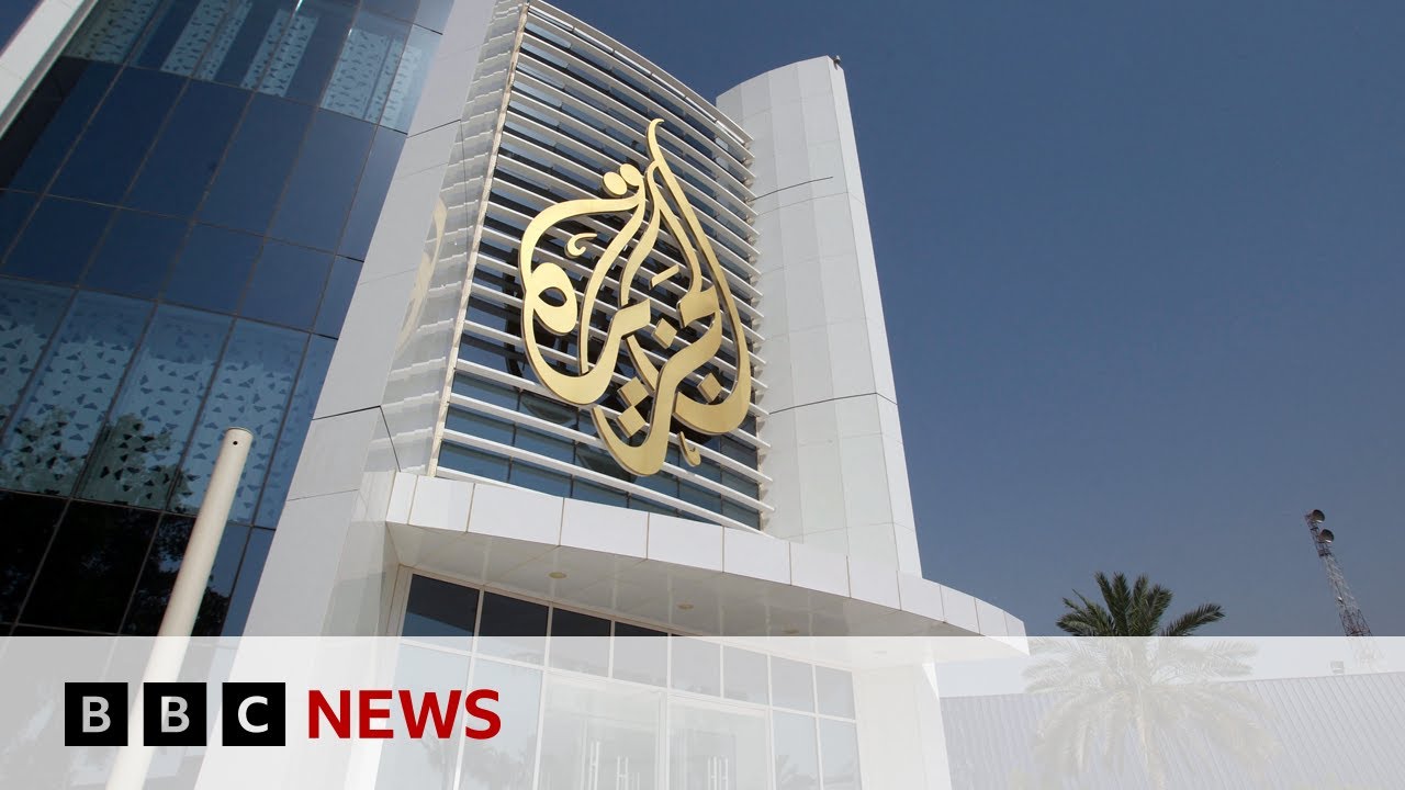 Israel's Al Jazeera office was attacked and taken off the air in the country |  BBC News