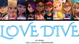 Download Lagu How would Miraculous Ladybug girls sing Love Dive by IVE | Color coded lyrics  MP3 Download Lagu How would Miraculous Ladybug girls sing Love Dive by IVE | Color coded lyrics  MP3