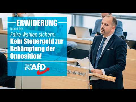 REPLY: Securing fair elections: No tax money to fight the opposition!