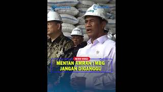 MENTAN AMRAN Minta Jangan Ada yang Ganggu Program MBG