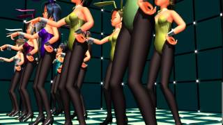 MMD - PonPonPon (Idolm@aster version)