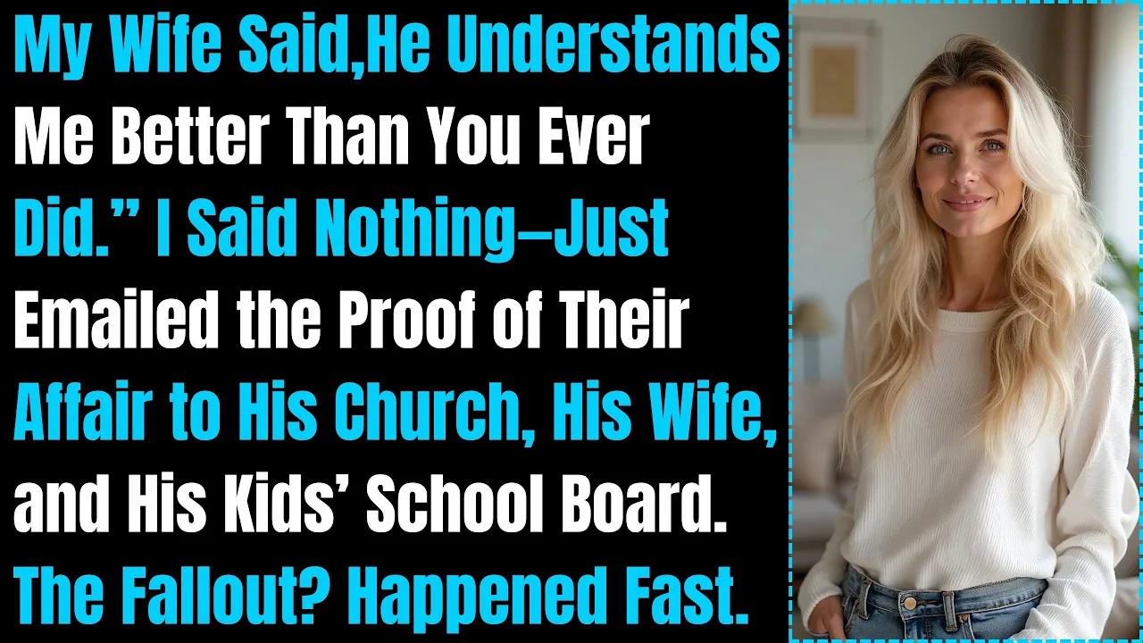 My Wife Said, He Understands Me Better Than You.” I Said Nothing—Just Emailed the Proof of Affair...