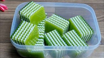 Cách đổ RAU CÂU LÁ DỨA CỐT DỪA theo các truyền thống giòn béo thơm ngon - Tú Lê Miền Tây