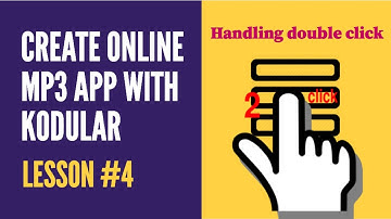 Lesson #4: Handle double click 16 April 2020