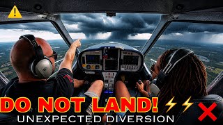 DRAMATIC DAY! We Couldn’t Land Our Plane | Unexpected Diversion