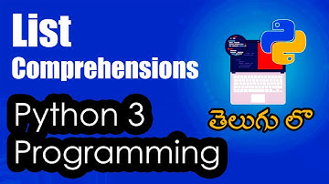 List Comprehension Python | Python Tutorials | Python for Data Science | Telugu