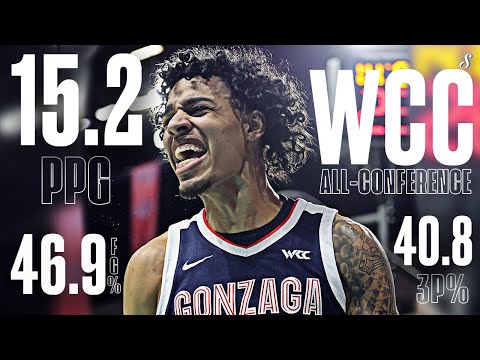 Gonzaga's Julian Strawther FULL 2022-23 Season Highlights | 15.2 PPG 40.8 3P% & 46.9 FG%