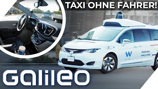 EXPERIMENT: wir fahren Taxi OHNE FAHRER! | Galileo | ProSieben