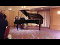 遊間郁子さんピアノ演奏@20180225麹町中学校25期同期会