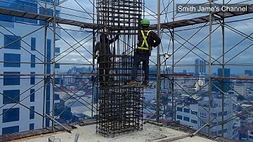 Column rebar installtion