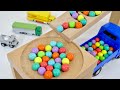 Marble Run Race ☆ Wooden Wave Slope & Original Marble Run 3 course