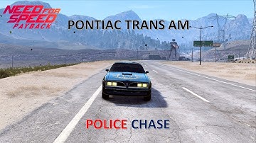 PONTIAC TRANS AM POLICE CHASE NFS PAYBACK (SMOKEY AND THE BANDIT)