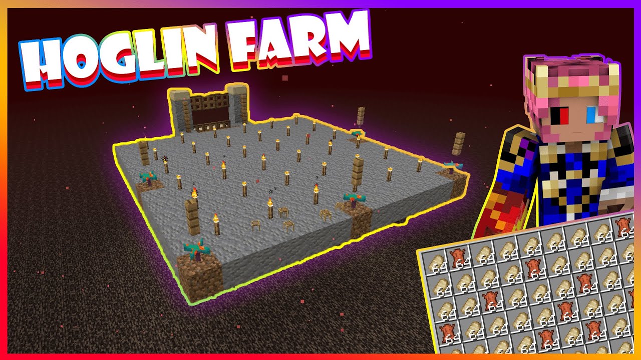 Tuto Farm Hoglin Porc Automatique Ultra Rentable Minecraft 1