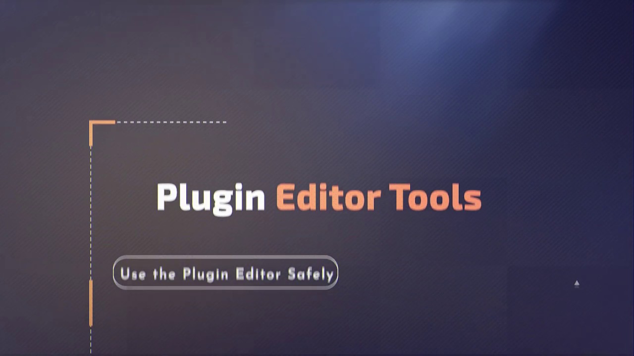 Save copies of Plugin Files from the Plugin Editor - YouTube
