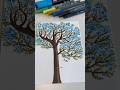 Easy aesthetic tree #drawing #painting #art #shorts #satisfying #diy #diycrafts