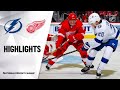 NHL highlights | Lightning @ Red Wings 03/08/20