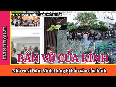 Video Nhà ca sĩ Đàm Vĩnh Hưng bị bắn nứt cửa kính phòng tập... - youtube