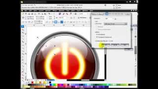 How to create a Shiny on/off button in CorelDrawX6