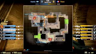 CT Playmaking: Fnatic vs. Titan @ Dreamhack Open Summer 2015 (Mirage)