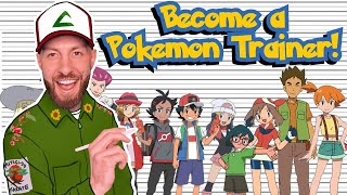 Creating Draw Yourself as an Anime Pokemon Trainer!  | Saturday Morning Cartooning S3E9 screenshot 1