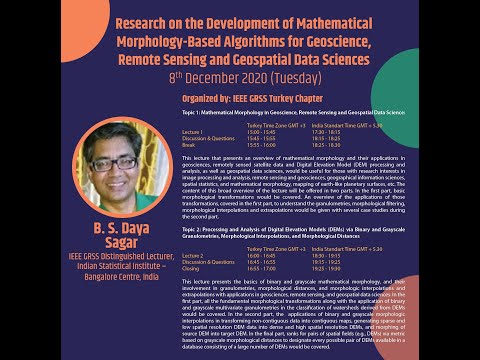 Matematical Morphology in Geoscience, Remote Sensing and Geospatial Data Science
