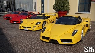 There are dream days, and then was this day! back-to-back trying out
the ferrari 288 gto, f40, f50 enzo, four of company's legendary
hypercars....