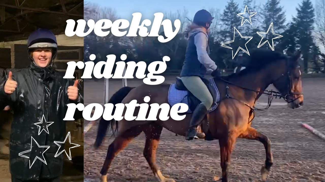 WEEKLY RIDING ROUTINE - YouTube