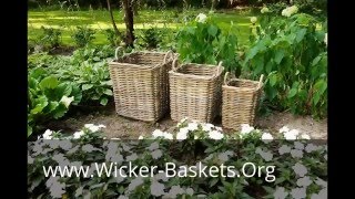 EXTRA LARGE WICKER BASKETS
